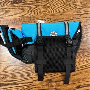 Blue & Black Dog Life Vest by Vivaglory